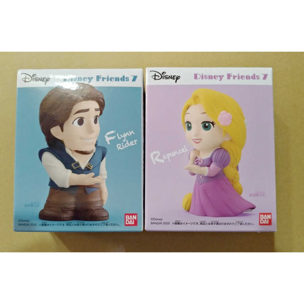 \u003cPJ-Store\u003e 萬代 迪士尼公主 樂佩 與 費林雷德 軟膠公仔