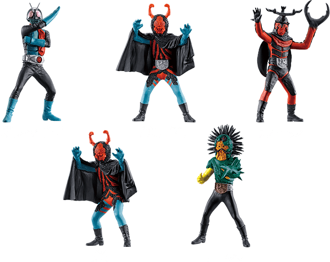 [扭蛋] HG 假面騎士 classic 壹 全5種