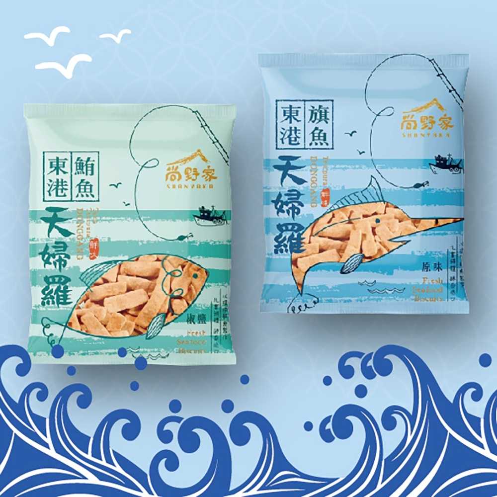 【尚野家】東港旗/鮪魚天婦羅魚酥任選12包(100g/包)