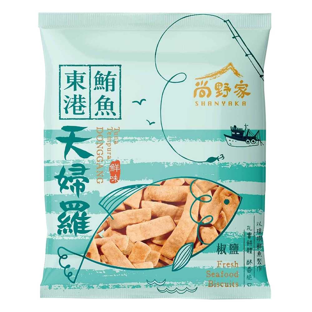 【尚野家】東港旗/鮪魚天婦羅魚酥任選12包(100g/包)