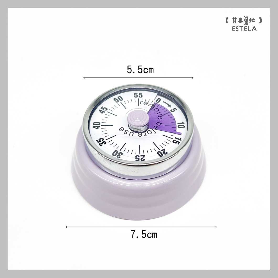 【艾思黛拉 A1037】冰箱磁吸 機械式廚房計時器 廚房用品 倒數計時器 時間控制 時間管理 定時器 廚房計時 學習計時