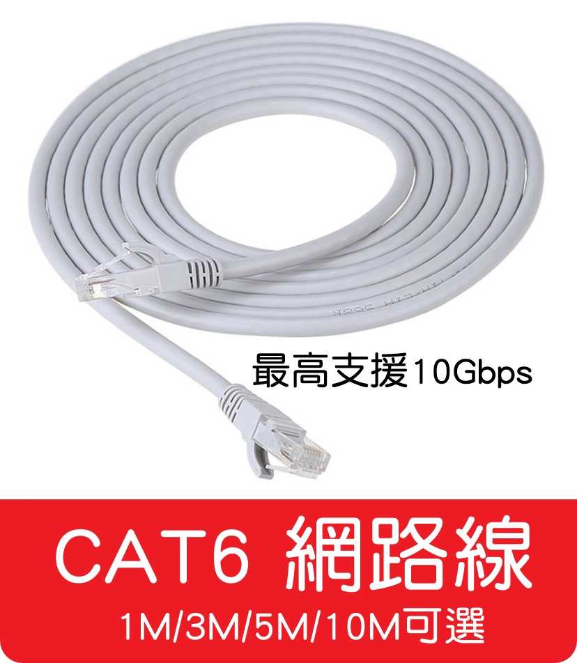 【艾思黛拉 A0728】高品質 現貨 CAT6 網路線 1~10M ADSL 光纖 上網 超六 RJ45 CAT6
