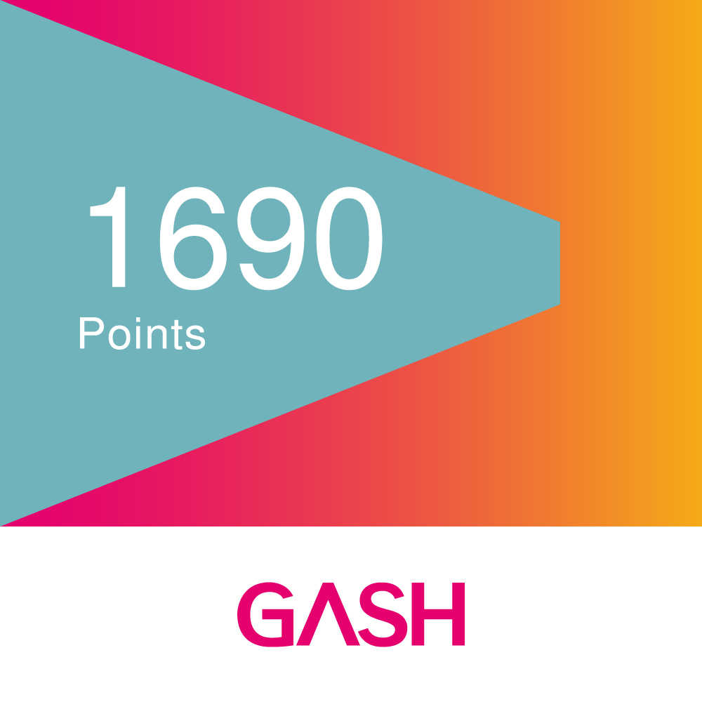 GASH點數1690點- GASH官方旗艦店| 購物橘子