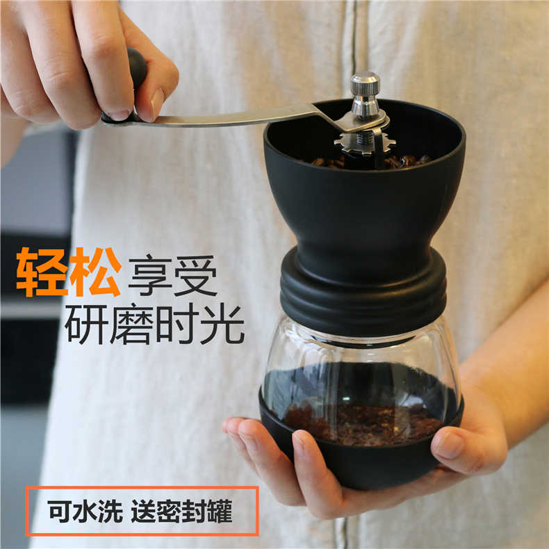 「自己有用才推薦」手動磨豆機 手搖磨豆機 可水洗 咖啡豆磨豆機 咖啡研磨機 咖啡豆研磨機 細口壺 不鏽鋼濾杯 贈毛刷