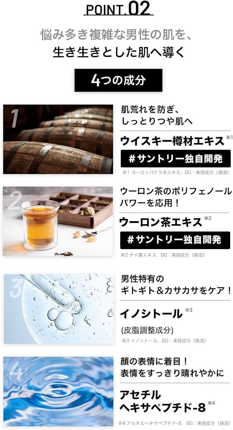 「自己有擦才代購」三得利 SUNTORY 日本境內原裝版 正品保證 Varon 汎倫 紳仕多效活顏精華(120ml)