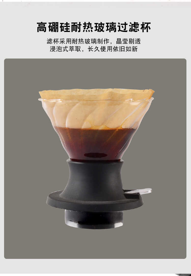 「自己有用才推薦」玻璃 咖啡 濾杯 浸漬式 浸泡式 聰明濾杯 V02濾紙
