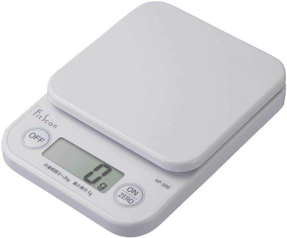 「自己有用才代購」TANITA 2kg/1g 非供交易使用電子秤 KF-200 白色 綠色 烘焙秤 食物秤 廚房 料理秤