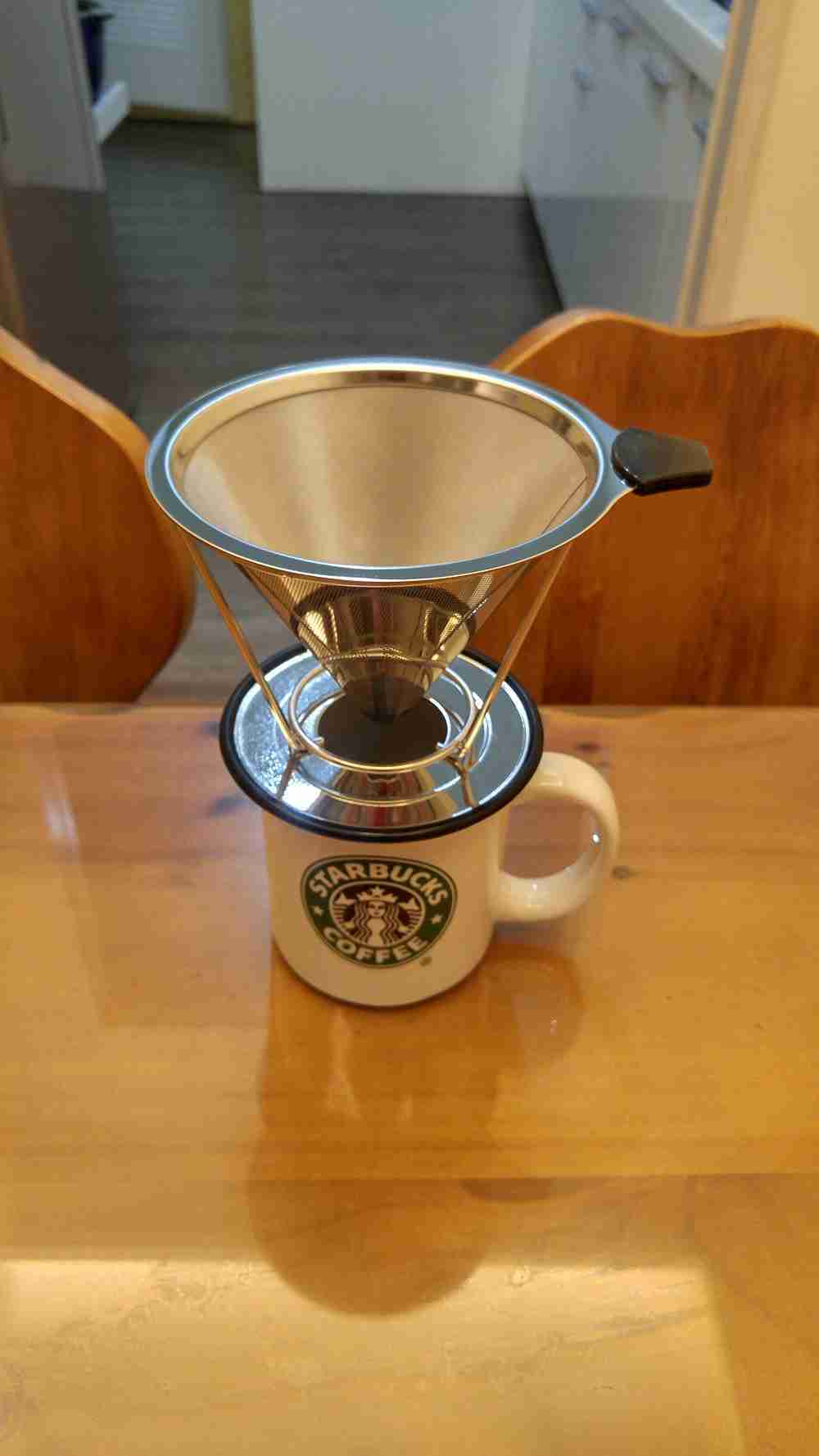 「自己有用才推薦」分體式不鏽鋼咖啡濾杯不鏽鋼濾杯咖啡濾網咖啡濾架雙層1-4人份免濾紙