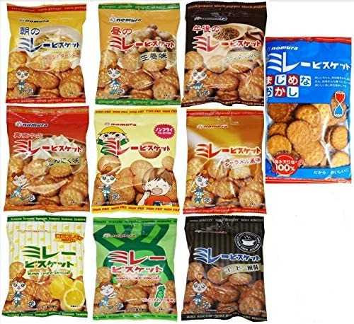 「自己有吃才推薦」日本 野村 美樂圓餅 野村小圓餅 綜合包 十種口味一次滿足 10包整箱出貨