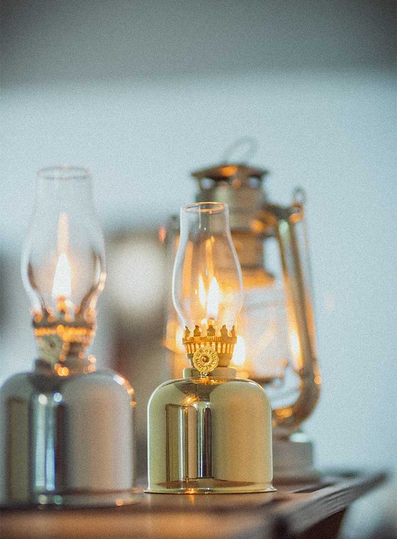 「自己有用才推薦」搖曳露營 露營燈 煤油燈 酒精燈 佛油燈 電鍍金屬復古油燈 氣氛燈 手火燈