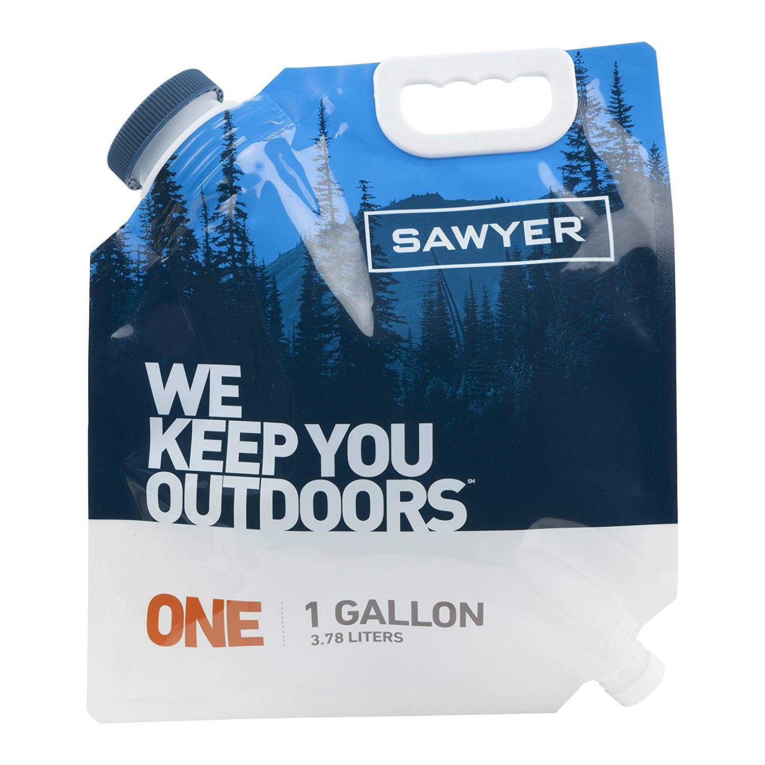 「自己有用才推薦」Sawyer SP108 水袋 3.78公升 106g 大開口 無BPA 可搭配 SAWYER濾水器