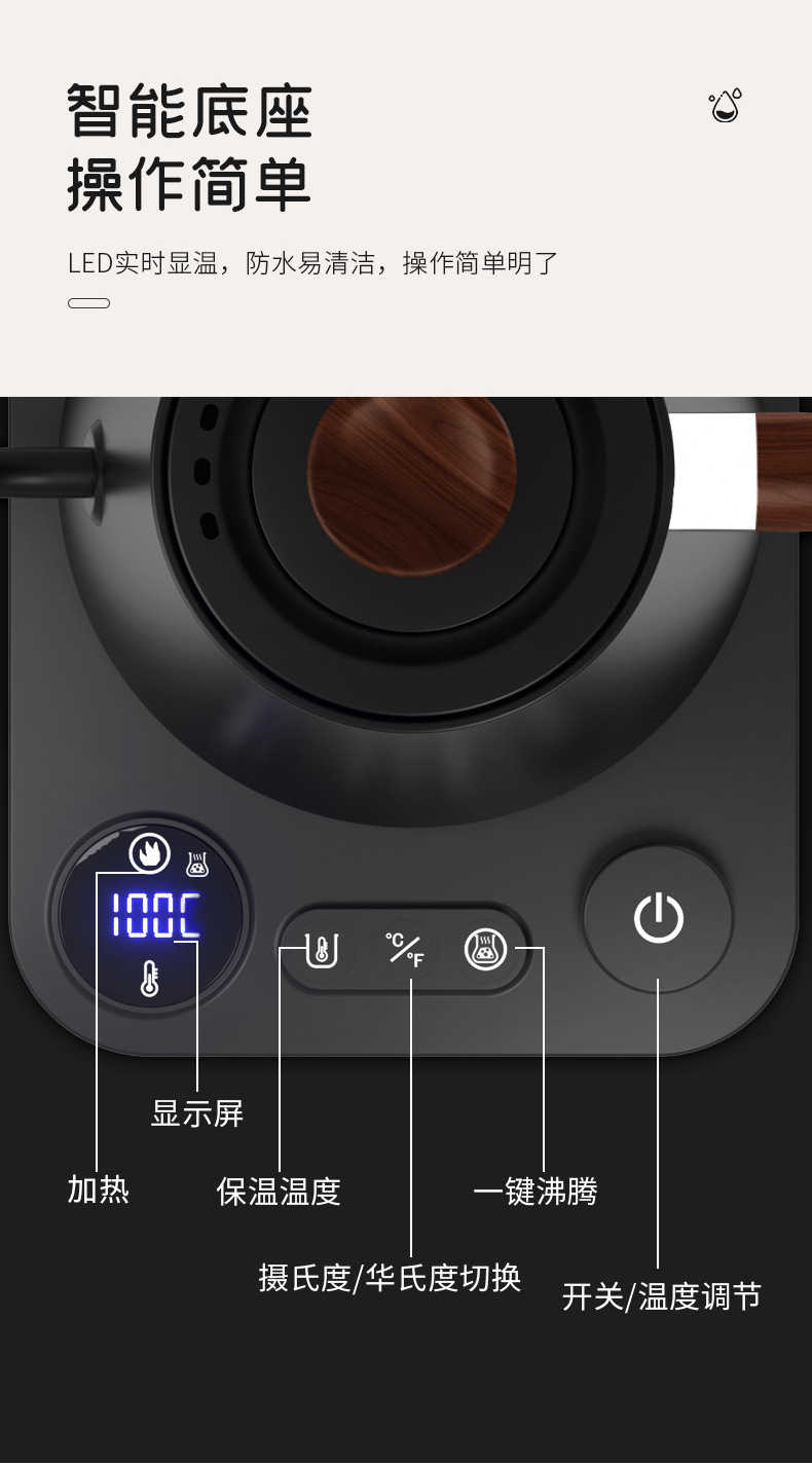 自己有用才推薦」自己有用才代購溫控手沖壺溫控壺快煮壺咖啡壺定溫壺泡奶泡茶細口壺- 自己有用才推薦|