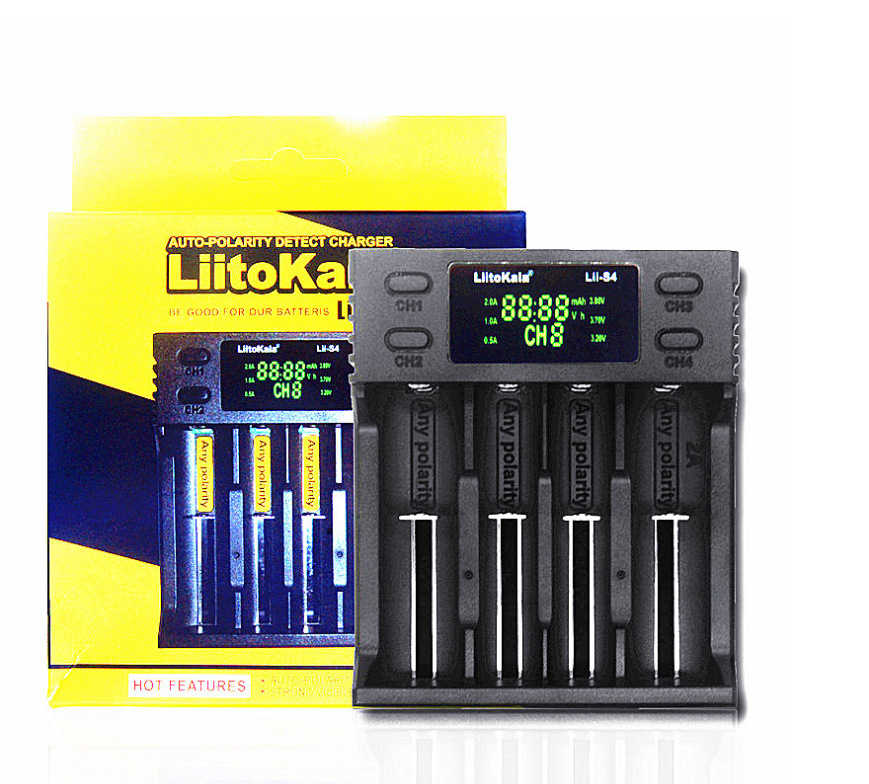 「自己有用才代購」LiitoKala Lii-S4 3.7V 3.2V 1.2V 4槽 充電器 18650 3號 4號