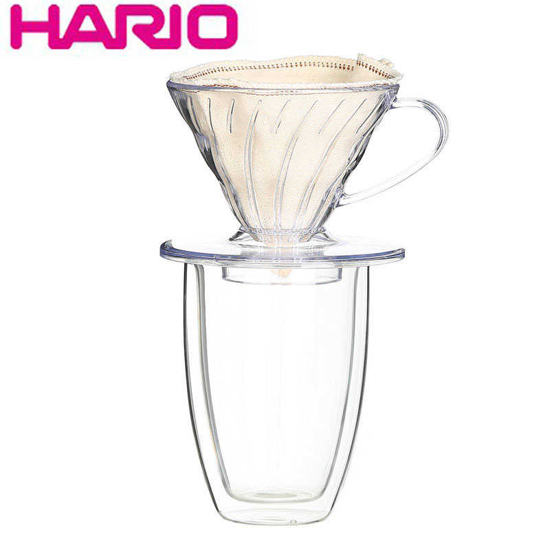 複製-Hario V60 樹脂濾杯02 透明 日本HARIO原裝進口(公司貨)濾杯