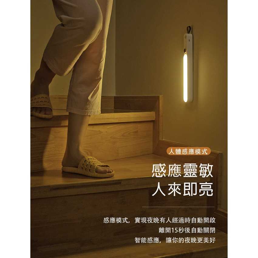 利百代 USB充電 雙模式智能人體感應LED燈 磁吸式LED感應燈 櫥櫃燈 床頭燈 裝飾燈 露營小夜燈 展示燈走廊燈