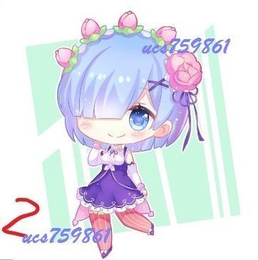 「Re:從零開始的異世界生活-Re0.雷姆Rem」同人二創掛件鑰匙扣\u0026角色Q雙面壓克力吊飾 / 秀秀(八百萬堂)