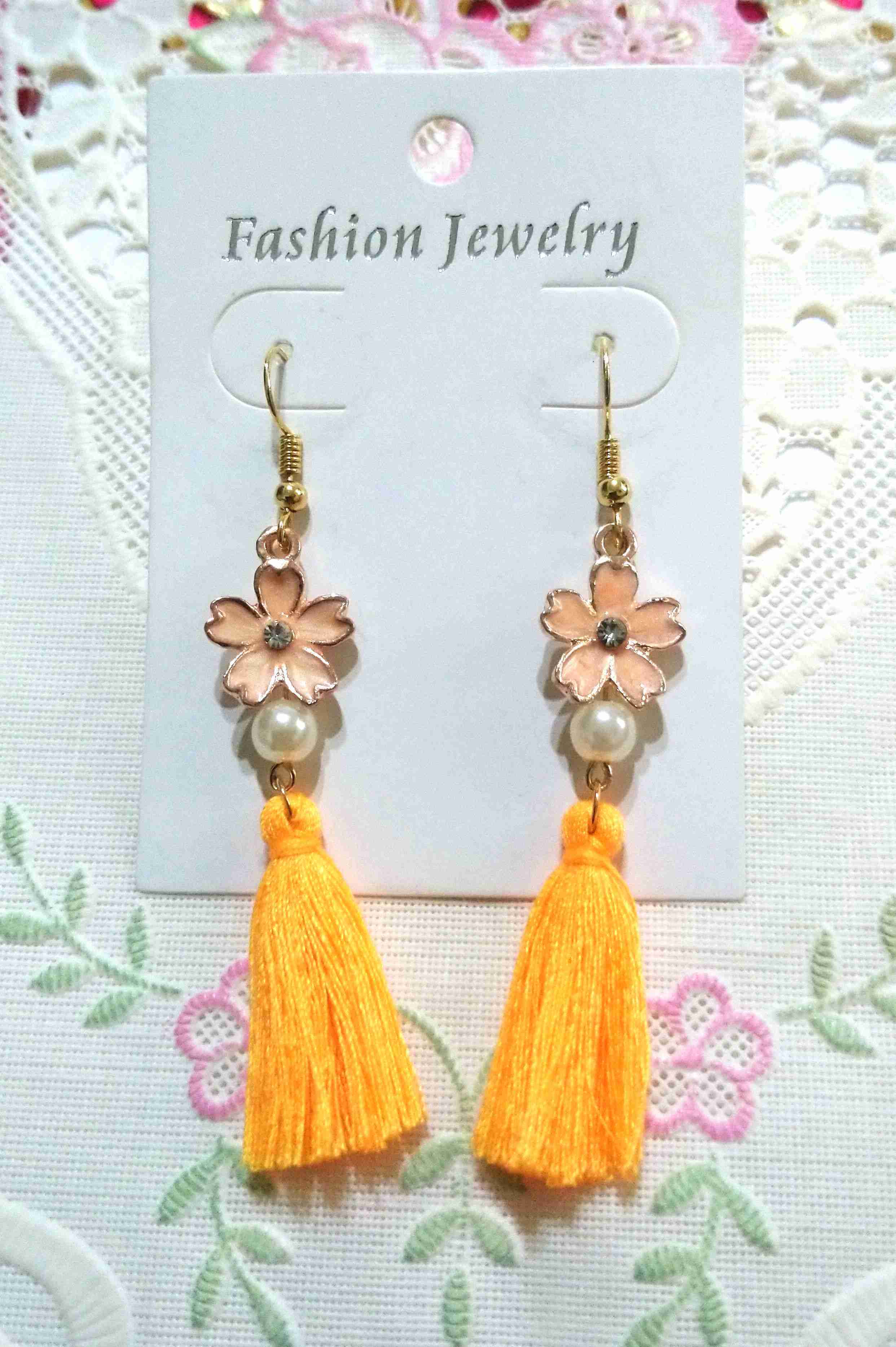 「鬼滅之刃-花柱.蝴蝶香奈惠」DIY櫻花流蘇款耳勾\u0026古典氣質手作耳環\u0026衍生印象飾品耳夾(壓死線的肉球)