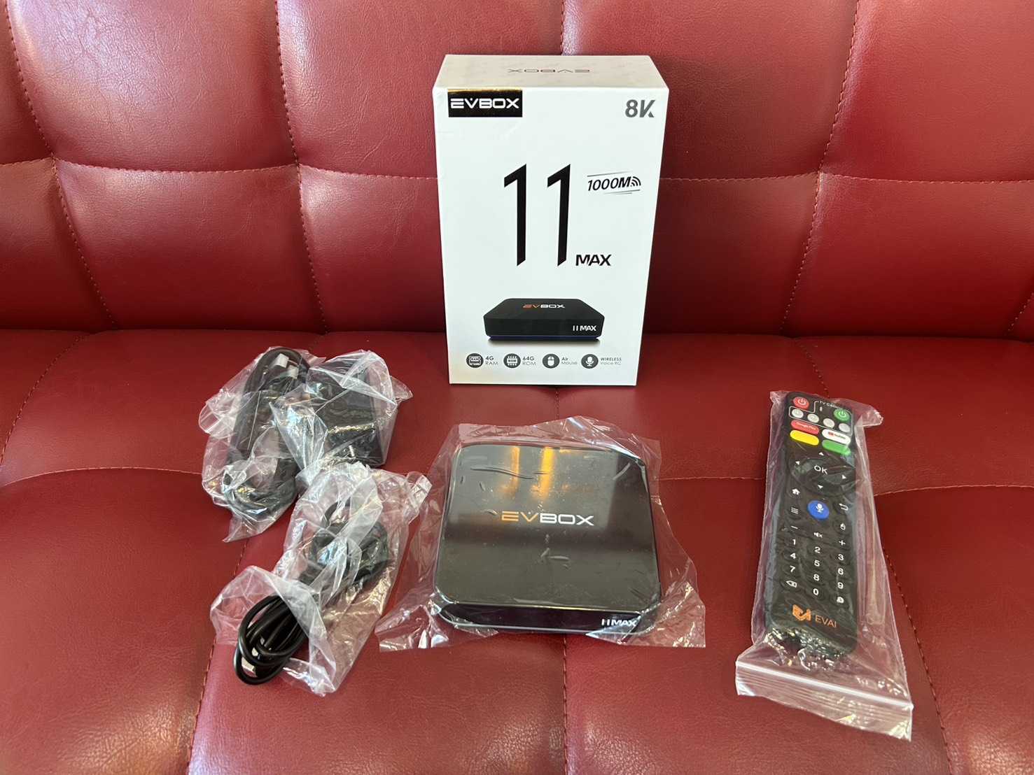 【艾爾巴二手】EVBOX 11MAX 易播盒子 4G64G 純淨版 #二手電視盒#保固中#中壢店B47EB