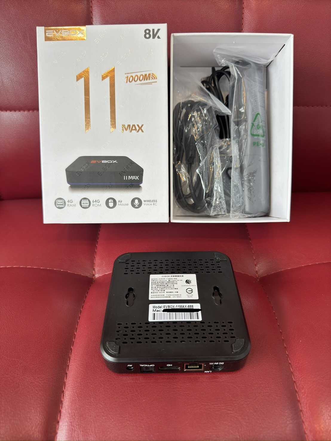 【艾爾巴二手】EVBOX 11MAX 易播盒子 4G64G 純淨版 #二手電視盒#保固中#中壢店B47E4