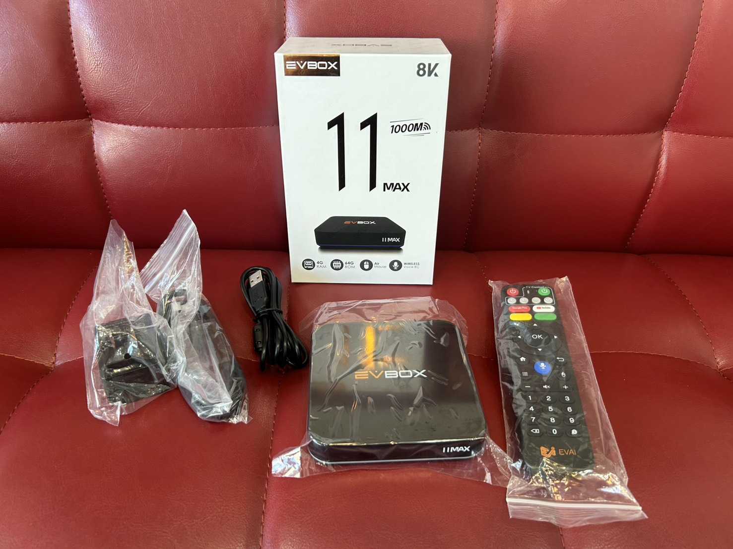 【艾爾巴二手】EVBOX 11MAX 易播盒子 4G64G 純淨版 #二手電視盒#保固中#中壢店B47E3