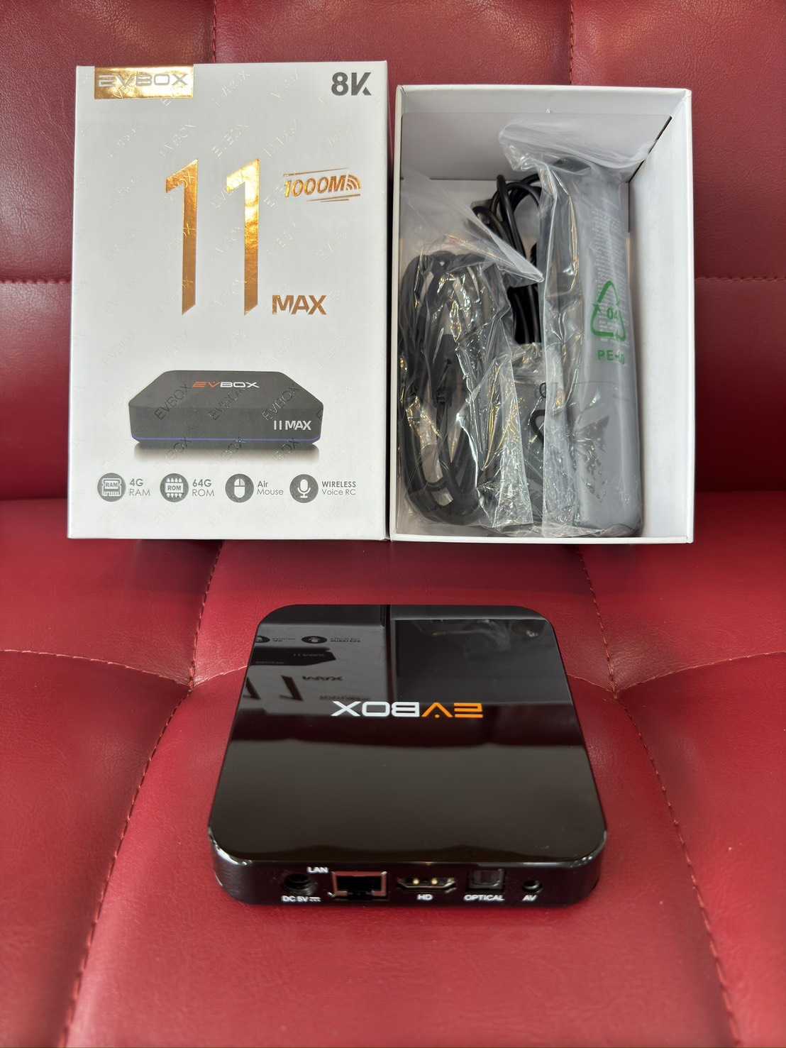 【艾爾巴二手】EVBOX 11MAX 易播盒子 4G64G 純淨版 #二手電視盒#保固中#中壢店B47E4