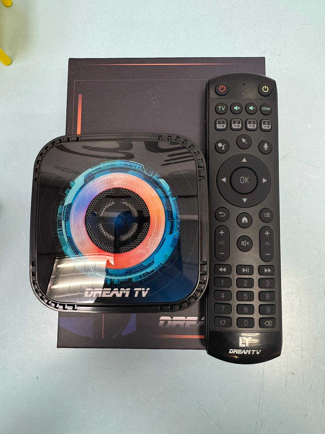 【艾爾巴二手】Dream TV 夢想盒子7代《藍圖》 4G+64G #保固中 #二手電視盒#漢口店 506BC