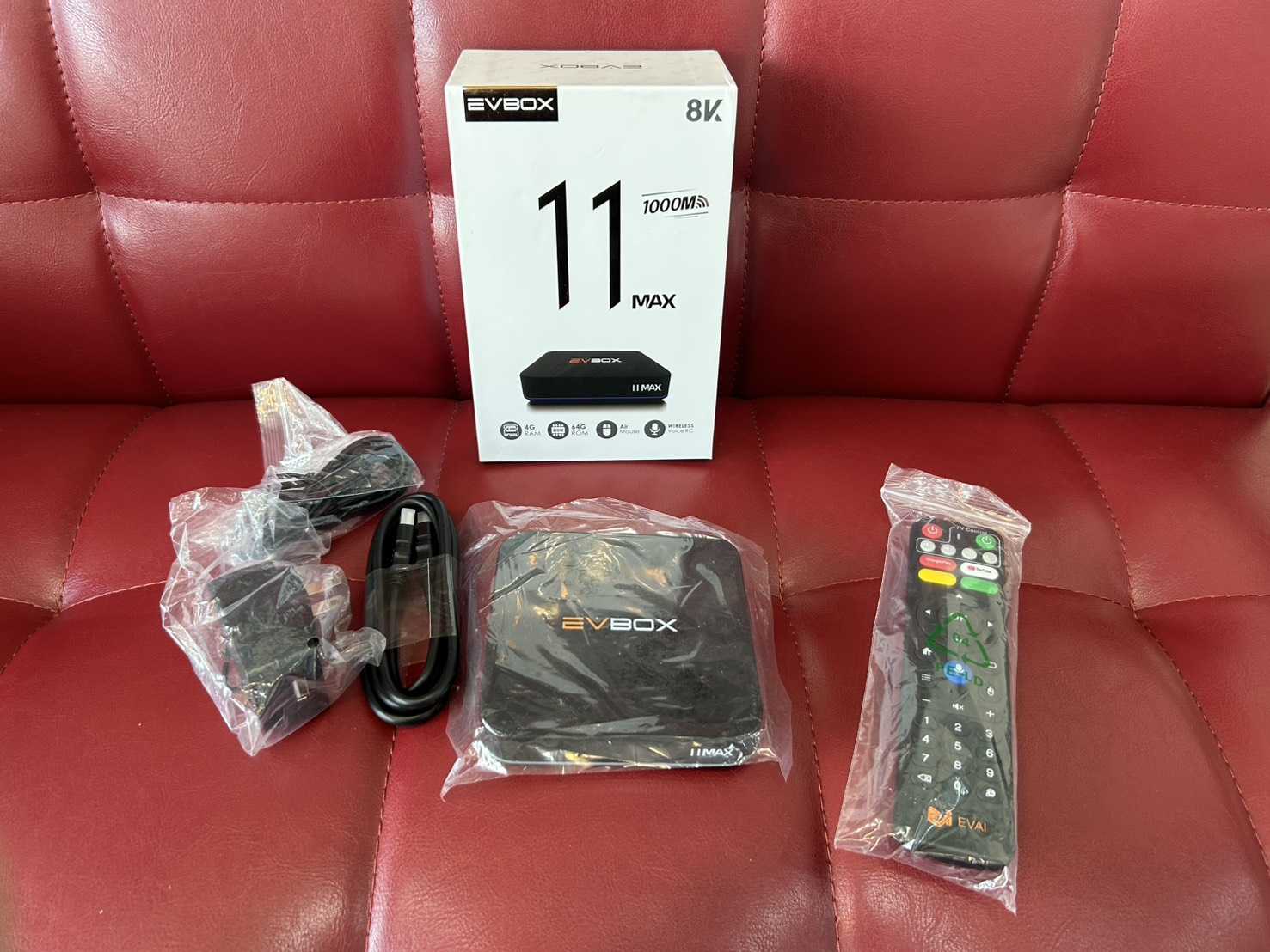 【艾爾巴二手】EVBOX 11MAX 易播盒子 4G64G 純淨版 #二手電視盒#保固中#中壢店B47DA