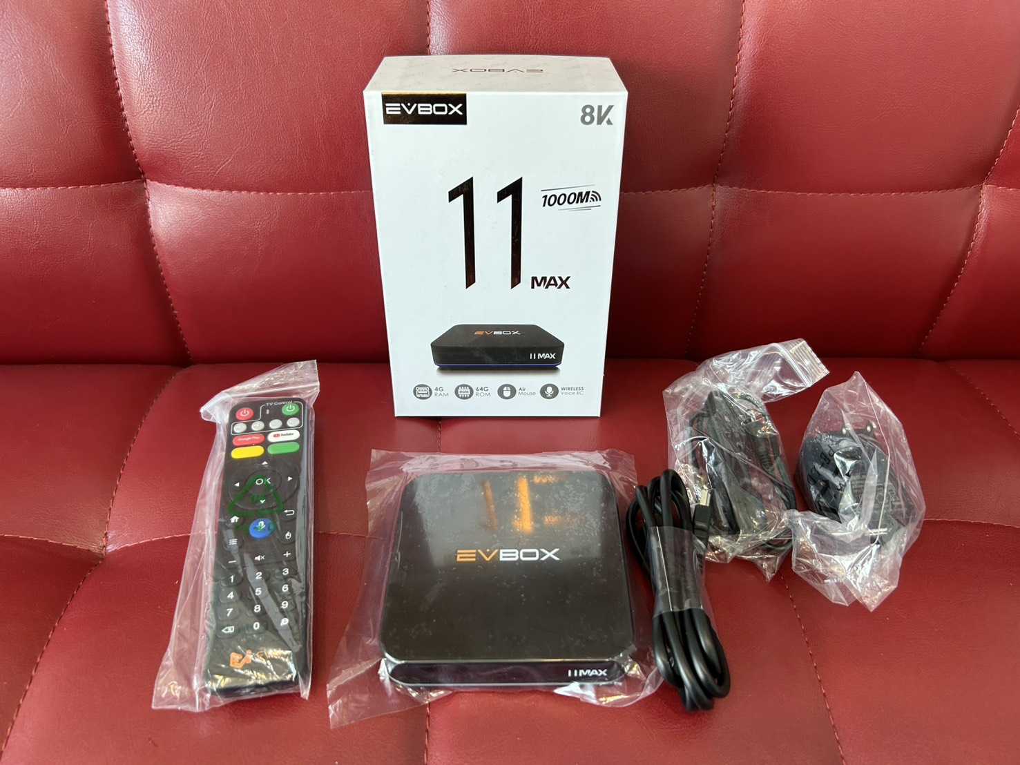 【艾爾巴二手】EVBOX 11MAX 易播盒子 4G64G 純淨版 #二手電視盒#保固中#中壢店B27AF