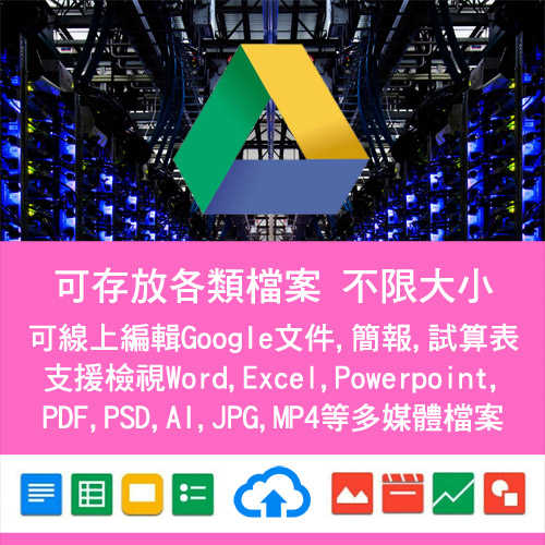 Google Drive 無限容量 買一送一