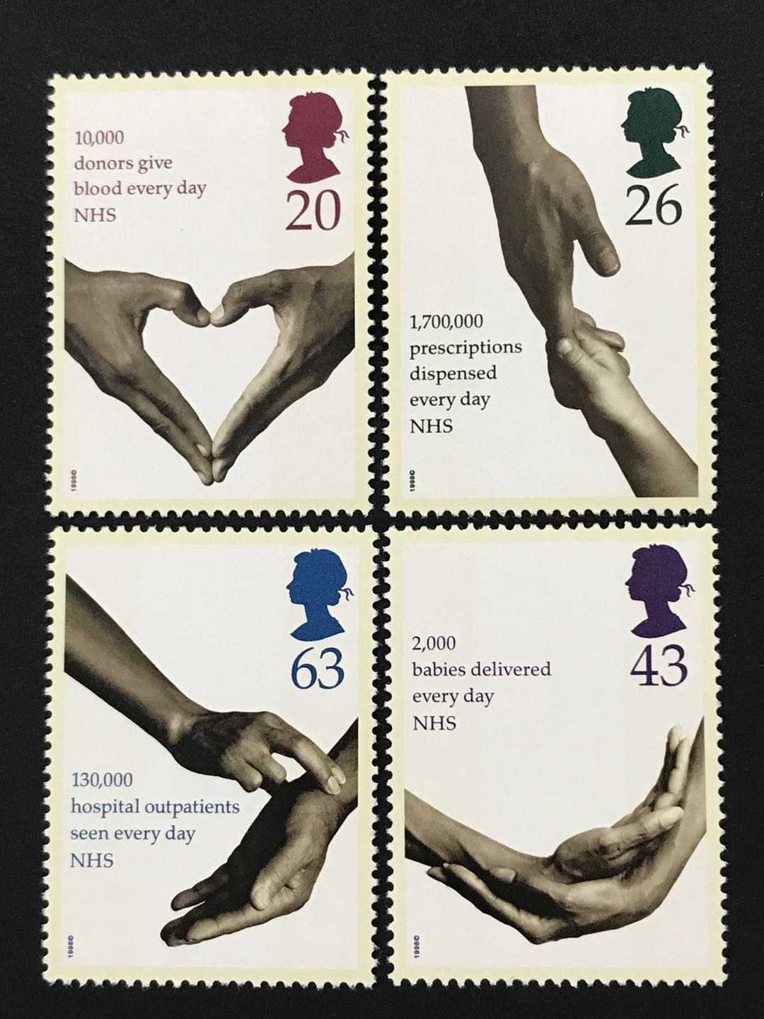 1998.06.23 英國國民保健署（NHS）成立50週年紀念郵票