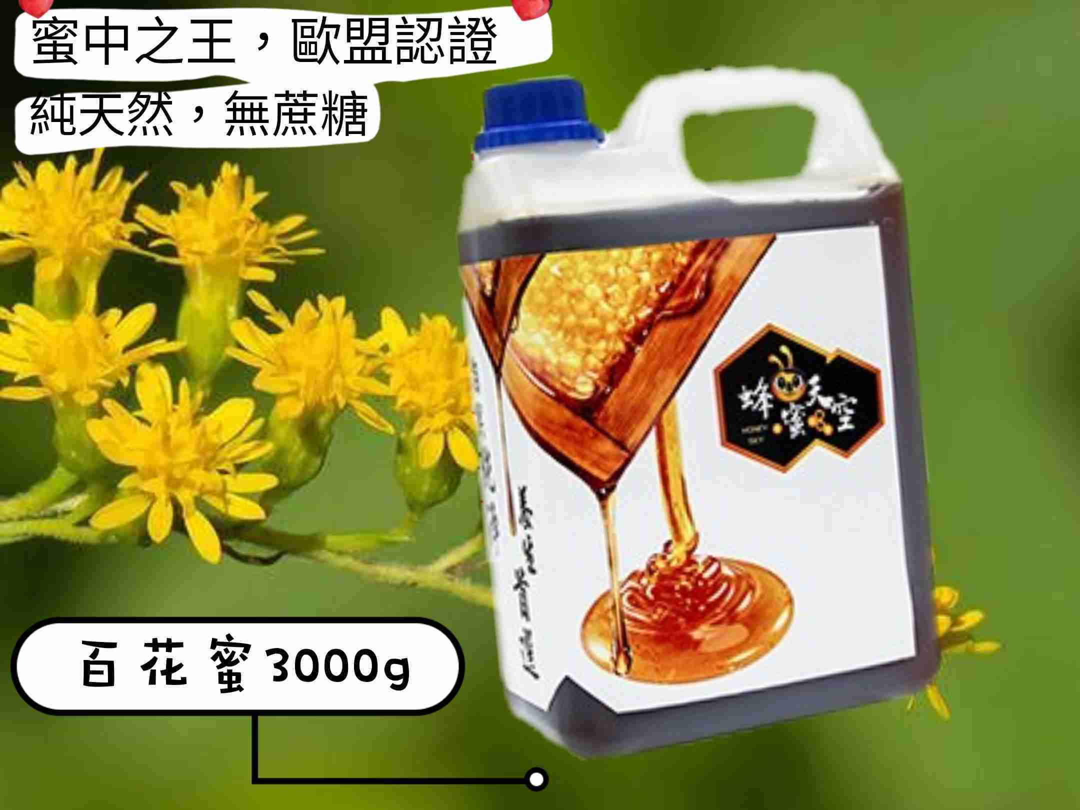 _⟨⟨蜂蜜天空⟩⟩ 百花蜜（3000g）