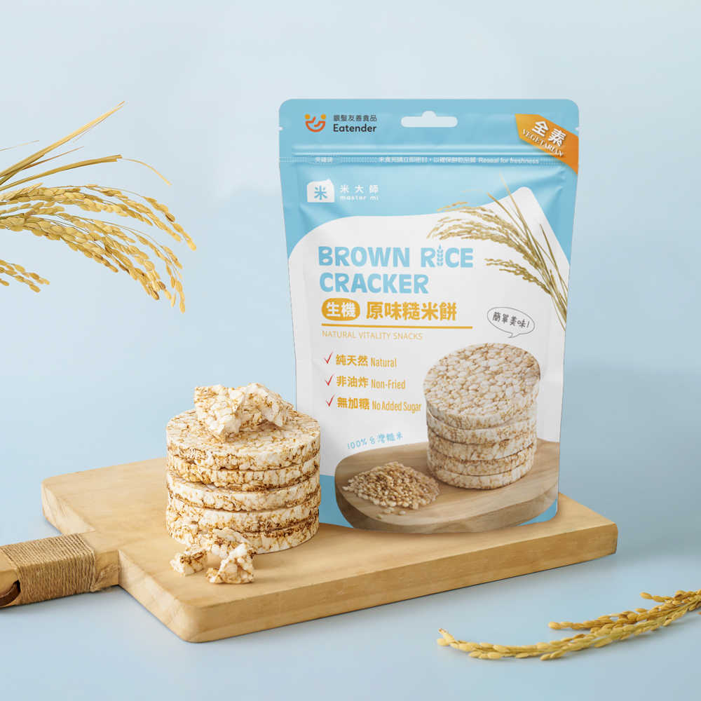 【米大師 MasterMi】生機原味糙米餅 (60g/包)