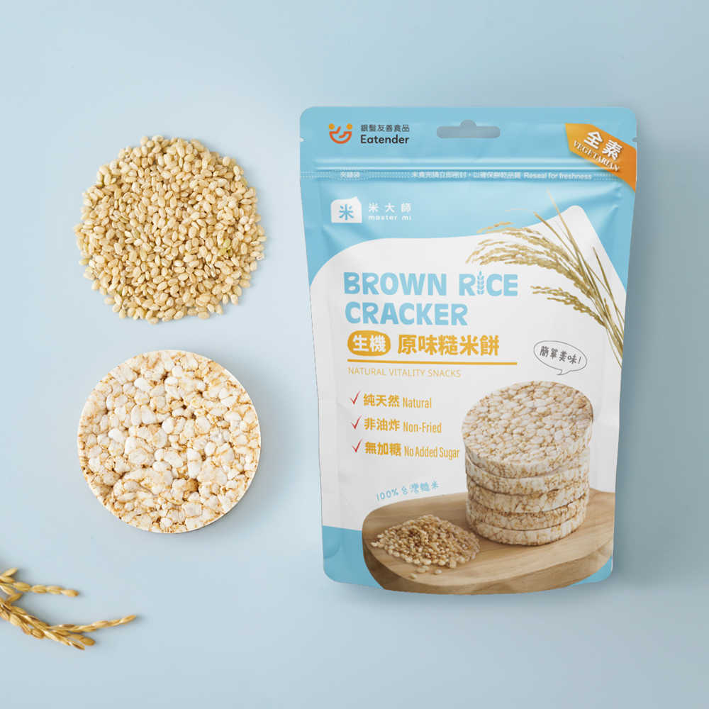 【米大師 MasterMi】生機原味糙米餅 (60g/包)