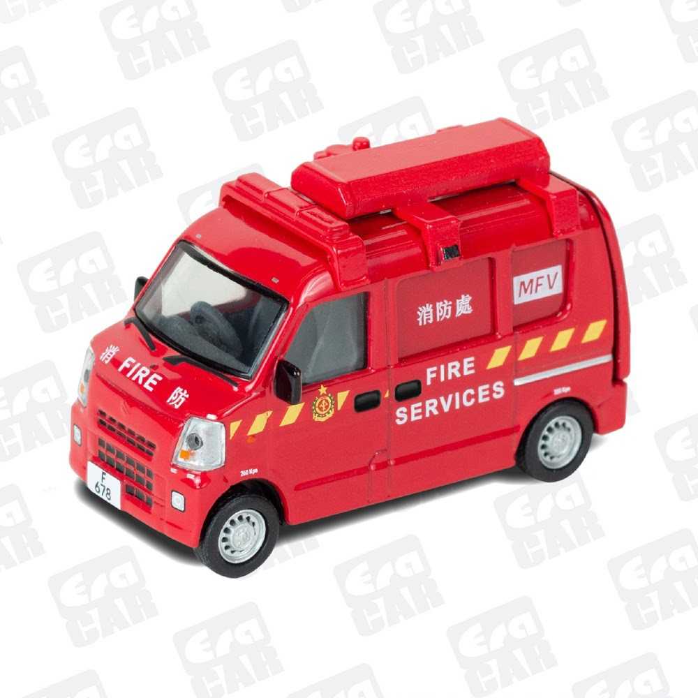 Era Car 1:64 合金車 模型車 03 鈴木 Suzuki Every 長洲消防車 初回特別版