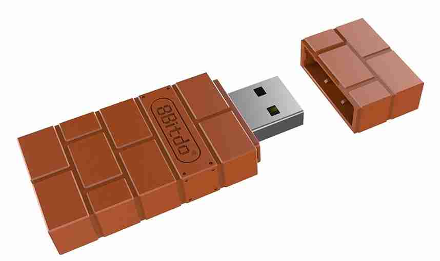 8BITDO Nintendo Switch PS4手把 PC電腦可用 八位堂 USB 無線藍芽接收器 MISC-0684