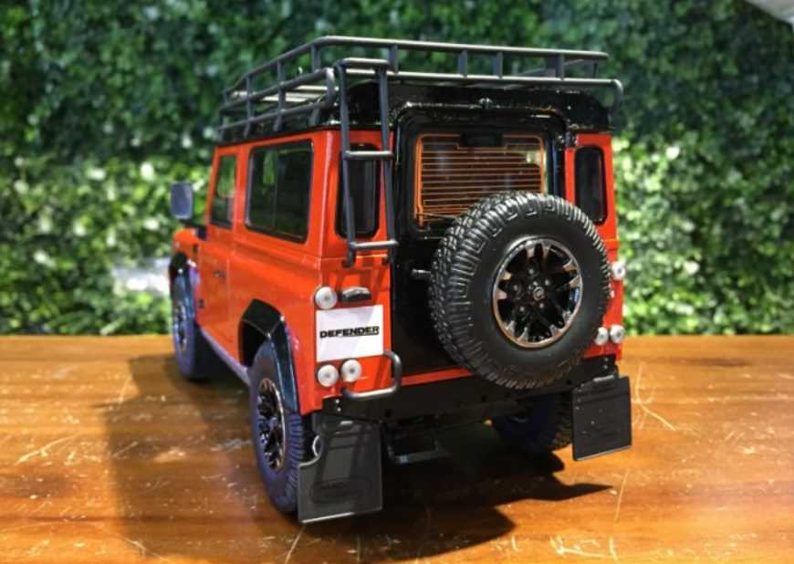 現貨 Kyosho 1/18 Land Rover Defender 90 Adventure 路虎衛士90越野車合金仿真汽車模型 探險版 橘色 全可開