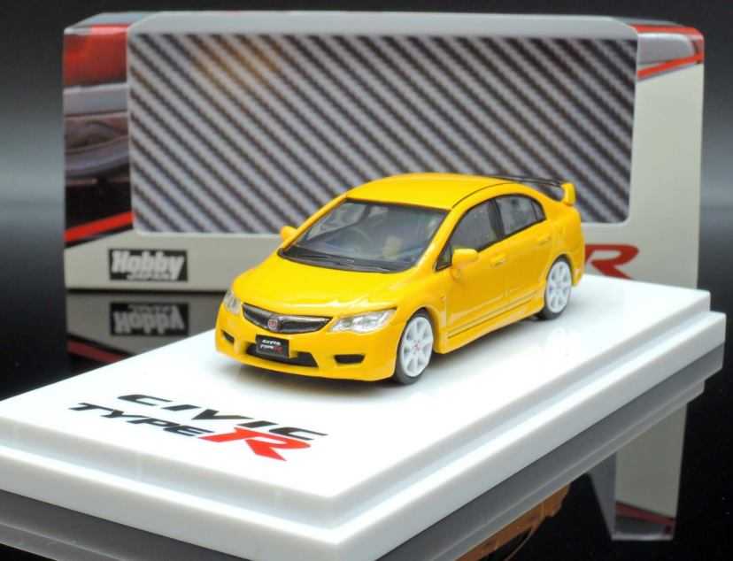 現貨 Hobby JAPAN 1:64本田CIVIC思域TYPE R FD2 合金汽車模型 4款套組