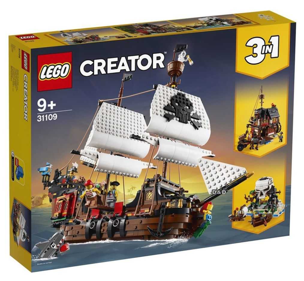 LEGO 樂高 31109 創意百變系列 3 合 1 海盜船 海盜 模型