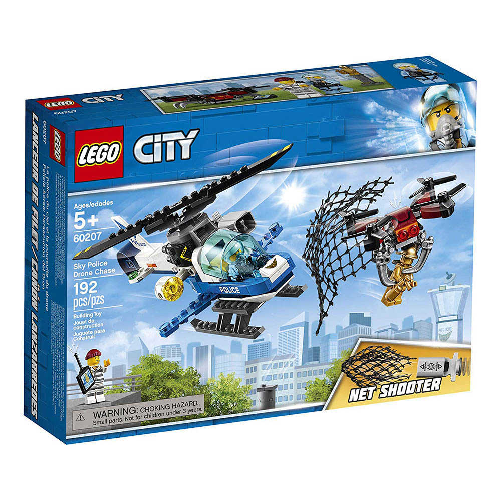 LEGO 樂高 城市系列 航警無人機追擊 60207