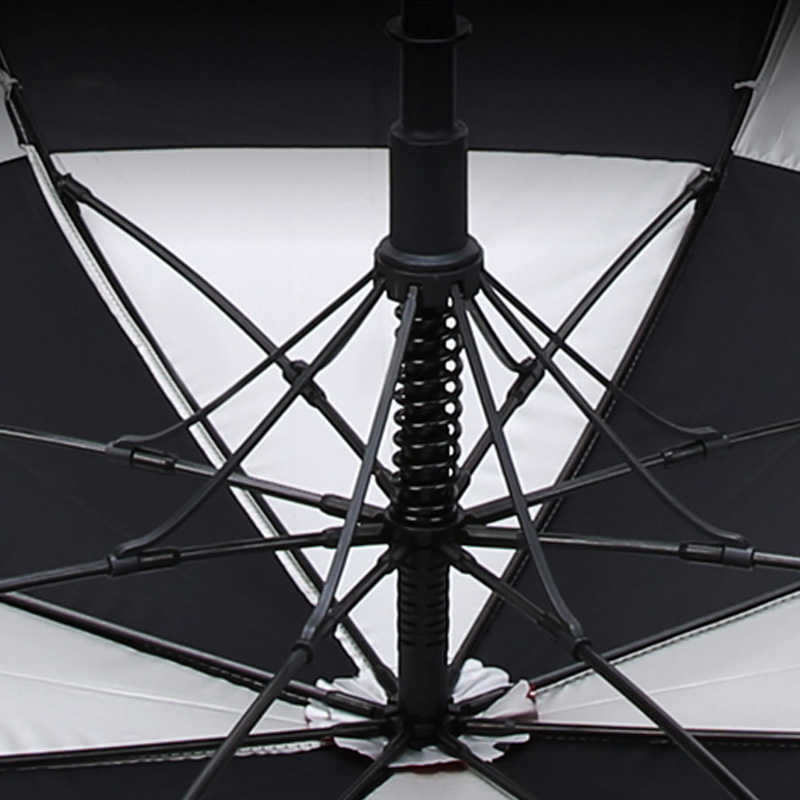 POSMA 雙層防曬運動傘 遮陽傘 抗UV 防滑 抗強風 按鈕開傘 3色 YS003