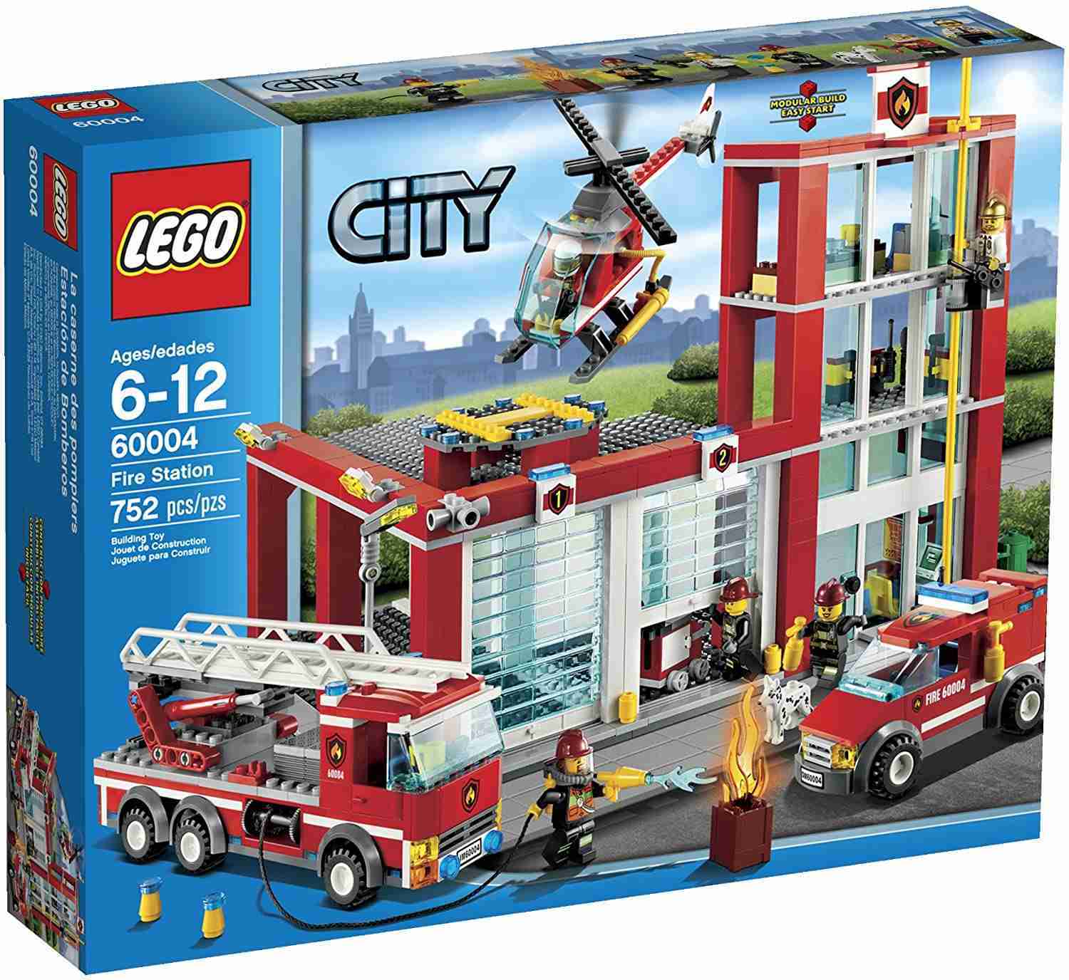 LEGO 樂高 City 城市系列 Fire Station 消防局 60004