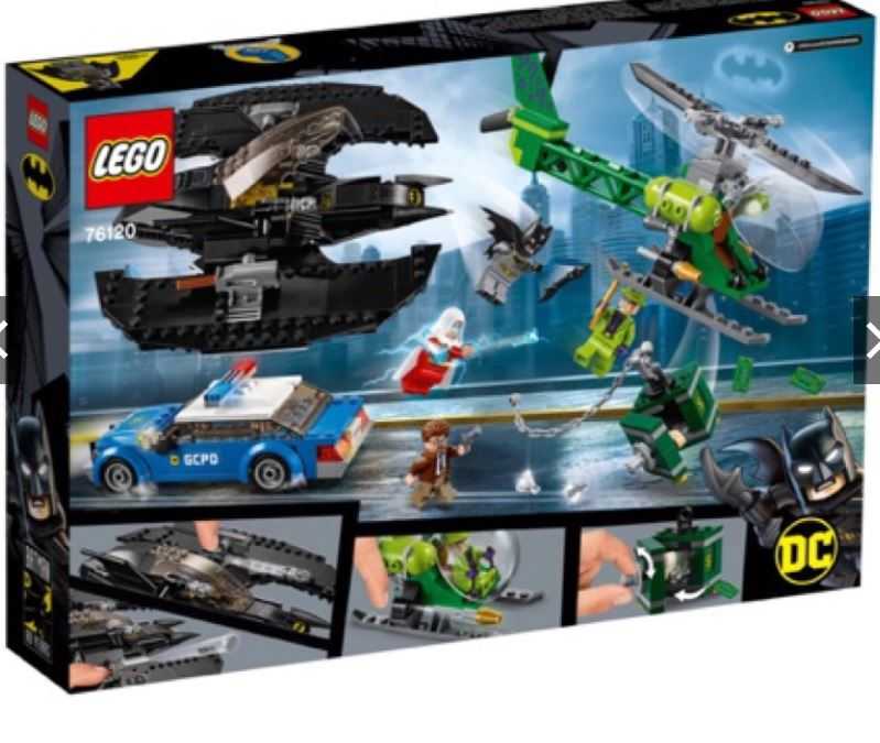 LEGO 樂高 DC 超級英雄 Batwing and The Riddler™ 蝙蝠戰機與謎語人搶劫 76120