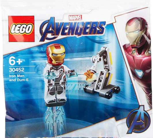 LEGO 樂高 袋裝 復仇者聯盟 4  Iron Man and Dum-E 鋼鐵人 30452