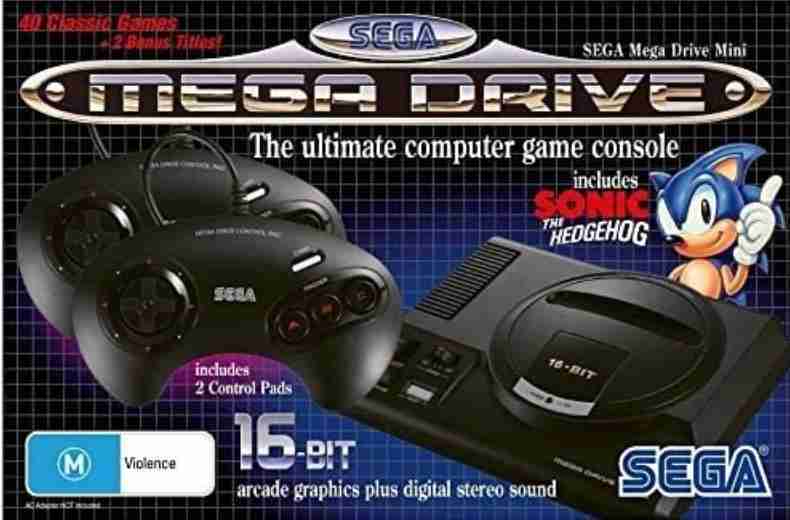 SEGA 迷你復刻 Mega Drive Mini 主機 (收錄42款經典名作) MISC-0823