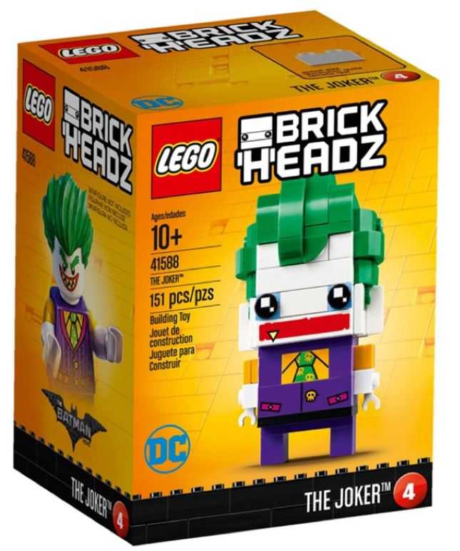 LEGO 樂高 BrickHeadz 大頭系列 DC Super Hero:Joker DC 超級英雄 小丑 41588