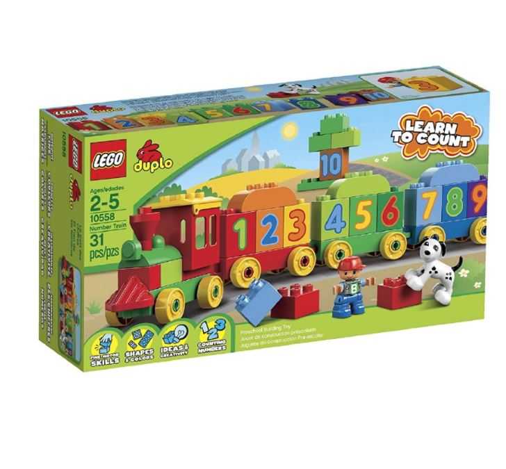 LEGO 樂高 Duplo figure 得寶系列 數字火車組 10558