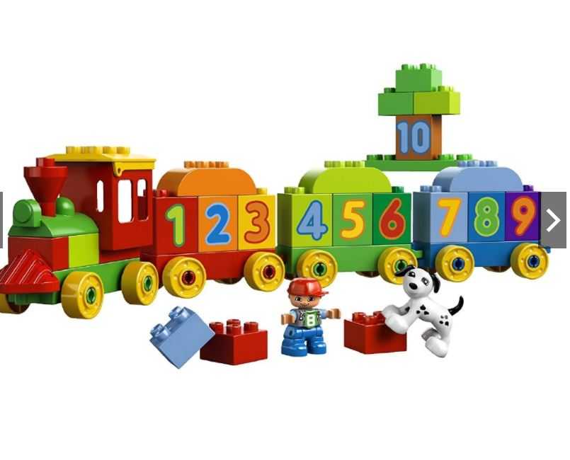 LEGO 樂高 Duplo figure 得寶系列 數字火車組 10558