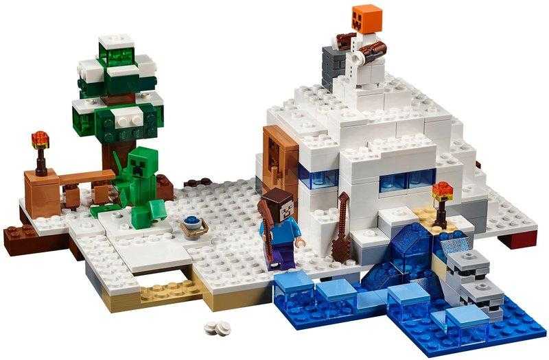 LEGO 樂高 Minecraft 當個創世神 The Snow Hideout 21120