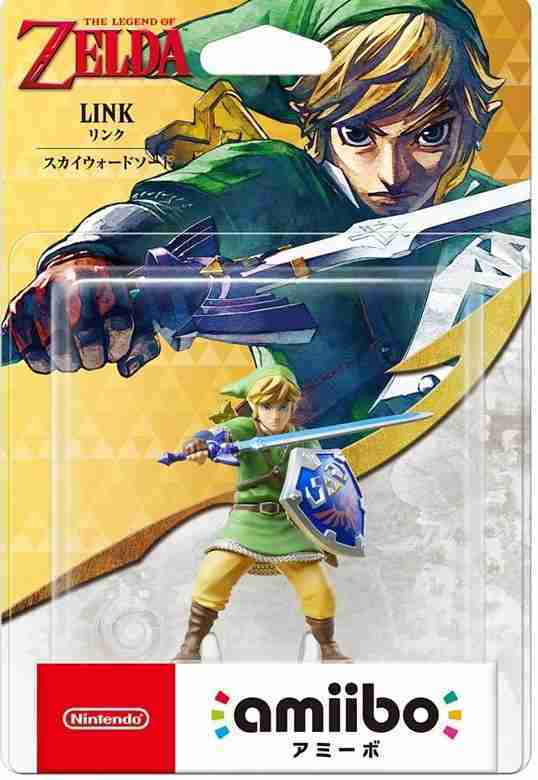 薩爾達傳說 曠野之息 AMIIBO The Legend Of Zelda Series Figure (Link) [ Skyward Sword ] AKAE MISC-0624