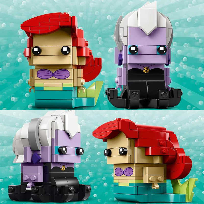 LEGO 樂高 Brickheadz 系列 小美人魚 Ariel & Ursula 愛麗兒＆烏蘇拉 41623